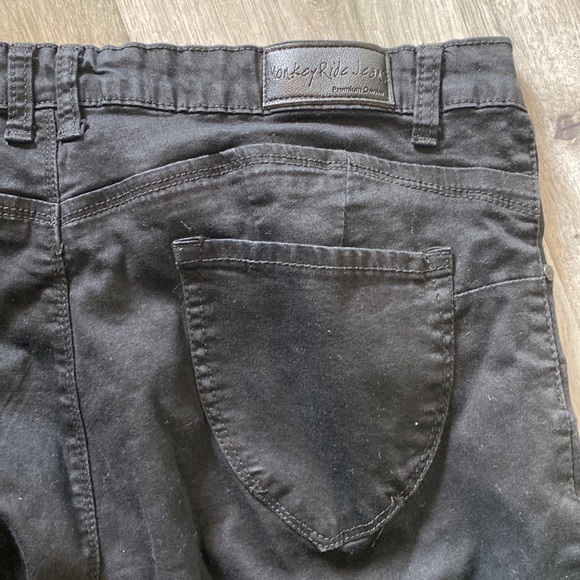 Monkey ride black jeans plus size juniors 17 - Picture 3 of 5